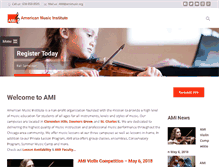 Tablet Screenshot of amimusic.org